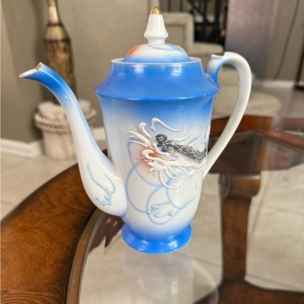 Vintage Japan Dragon Tea Pot